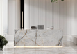 Столешница из керамогранита Aura Lux White 324x162x20 Polished фото №2